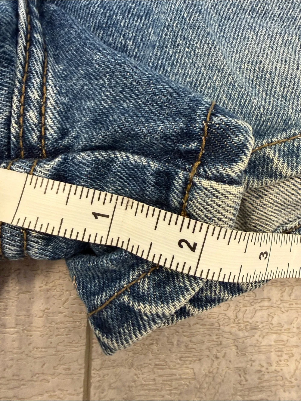Mudd Vintage Y2K Denim Shorts 11 Blue Jean Booty Shorts 90’s Retro - Picture 7 of 7